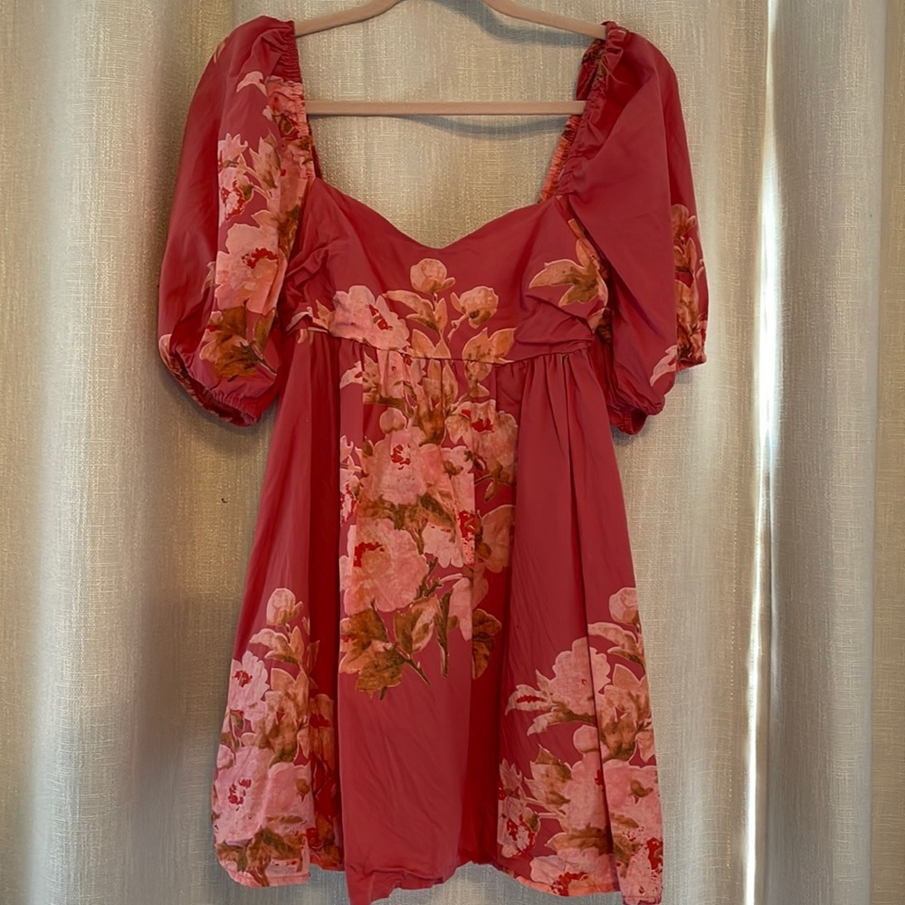 Free People Floral Mini Dress